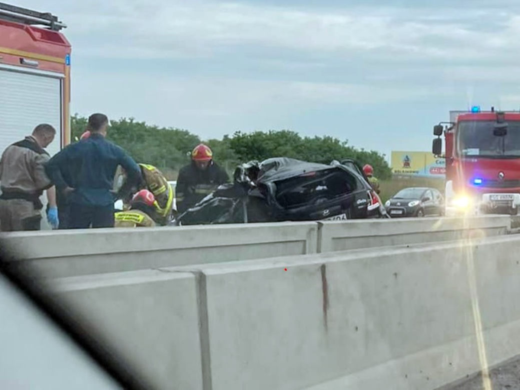 Wypadek na autostradzie A4