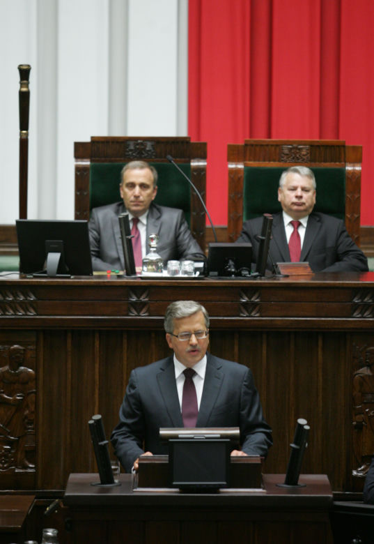 Zaprzysieżenie Bronisława Komorowskiego