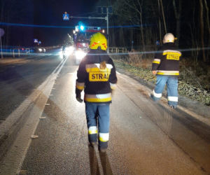 Wypadek na DK 25. W Tryszczynie zderzyły się trzy osobówki [ZDJĘCIA]