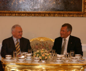 Leszek Miller i Aleksander Kwaśniewski  