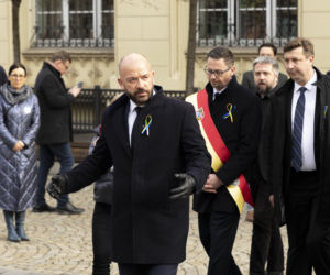 Wojna na Ukrainie. Wrocław potępia Rosję i apeluje do świata o skuteczną presję 
