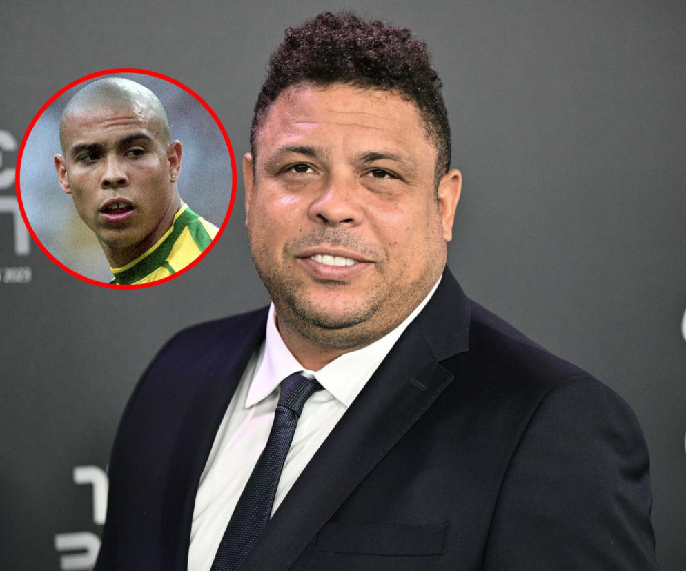 Ronaldo Nazário w garniturze. Na miniaturze obok młody piłkarz w stroju Brazylii. O jego dramacie pisze SE Supersport.