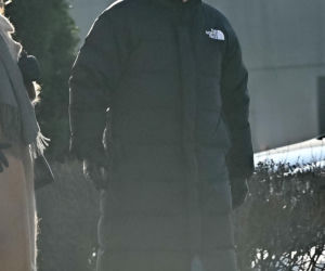 Marek Kondrat z żoną i córką w Warszawie