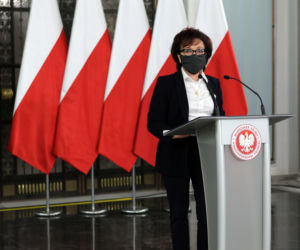 Elżbieta Witek z mężem