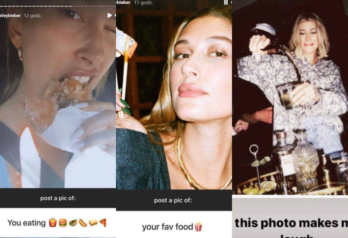 Hailey Bieber na Instagramie