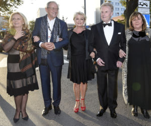 Festiwal filmowy w Gdyni Ewa Wiśniewska, Jerzy Fedorowicz, Magdalena Zawadzka, Daniel Olbrychski, Krystyna Demska