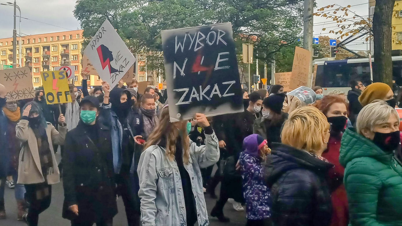 Protest kobiet w Szczecinie - 28.10.2020