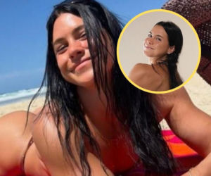 Bobsleistka Desi Johnson zachwyca sylwetką na plaży. Odsłoniła mięśnie i pośladki