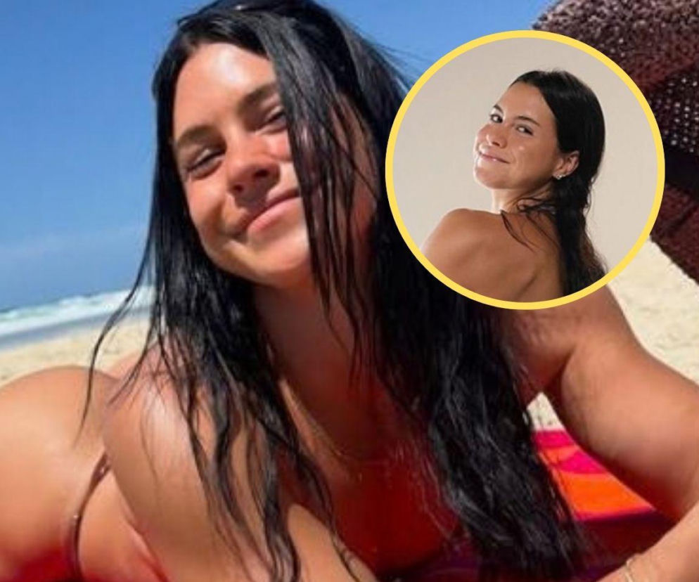 Bobsleistka Desi Johnson zachwyca sylwetką na plaży. Odsłoniła mięśnie i pośladki
