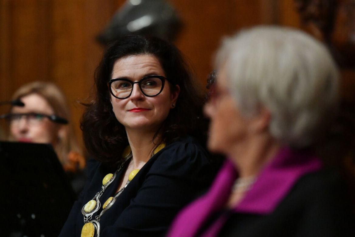 Danuta Wałęsa jak królowa
