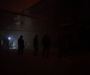 Pożar mieszkania na Wybickiego w Grudziądzu