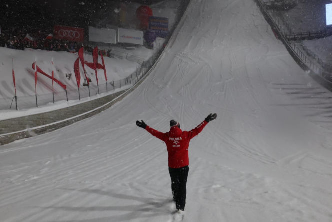 Kamil Stoch podczas ostatniego kunkursu PŚ w Zakopanem