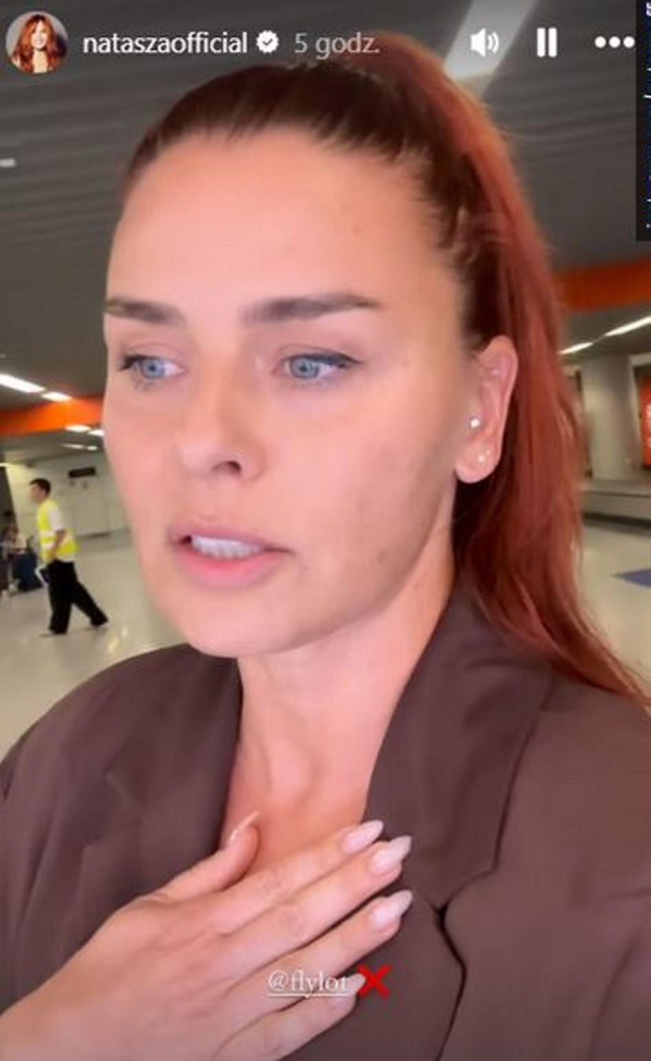 Natasza Urbańska zemdlała w samolocie