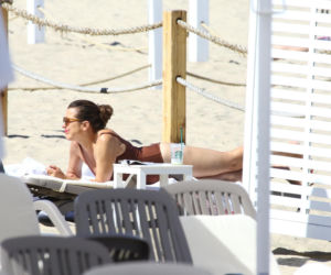 Katarzyna Herman na plaży