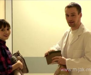 M jak miłość. Janka (Joanna Osyda), Wojtek (Mateusz Janicki)