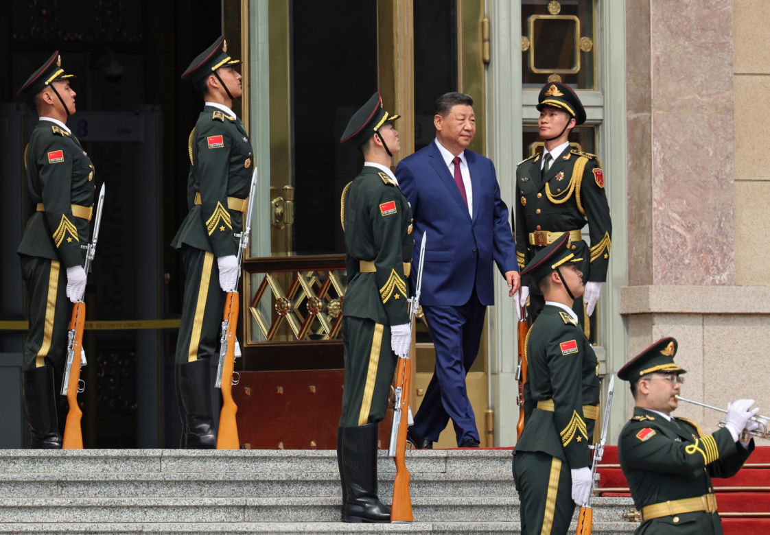 Trump w Chinach! Zobacz spotkanie. "Wielki przywódca, fantastyczna przyszłość"
