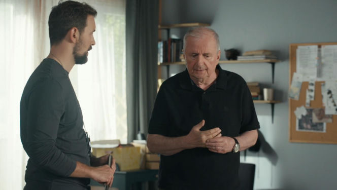 Barwy szczęścia odc. 3271. Krzysztof Jaworski (Jacek Kałucki), Marcin Kodur (Oskar Stoczyński)