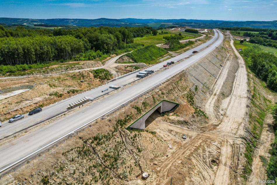 Budowa S19 - Babica Jawornik z najwyższą estakadą w Polsce