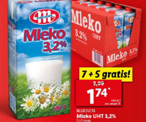 mleko 3,2 proc. 1,74 zł