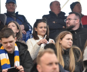 PRES Grupa Deweloperska Toruń - Stelmet Falubaz Zielona Góra, zdjęcia kibiców i zawodników ze sparingu na Motoarenie