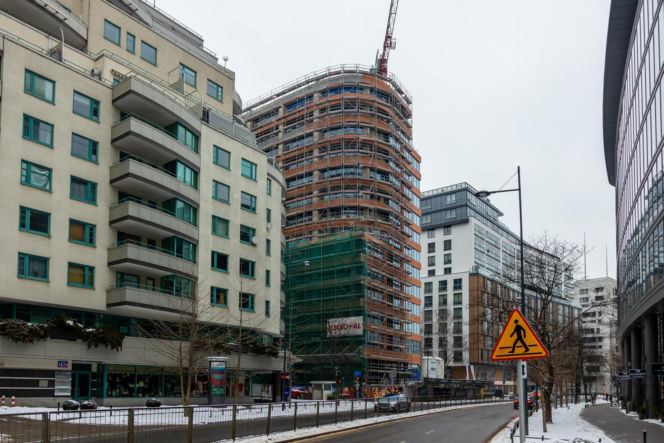 Apartamentowiec Flare przy Grzybowskiej 6A w Warszawie