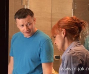 M jak MIŁOŚĆ. Grzegorz Chodakowski (Wojciech Majchrzak), Agnieszka Olszewska (Magdalena Walach)