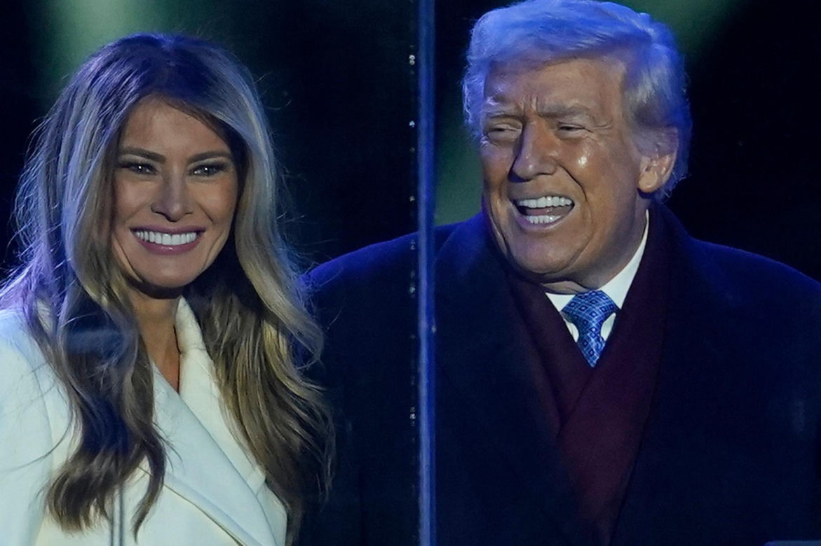 Melania Trump zapaliła choinkę przed Białym Domem! Podoba Ci się?