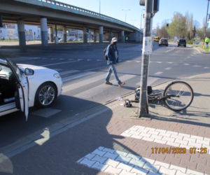 Wypadek rowerzysty