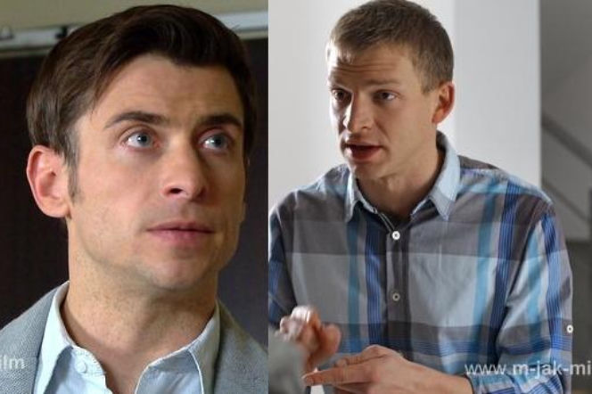 M jak miłość. Marek Mostowiak (Kacper Kuszewski), Rafał Wiśniewski (Michał Rolnicki)