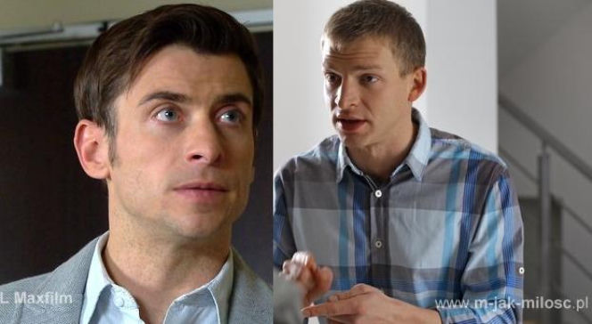 M jak miłość. Marek Mostowiak (Kacper Kuszewski), Rafał Wiśniewski (Michał Rolnicki)