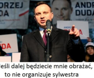 Sylwester z Andrzejem Dudą MEMY