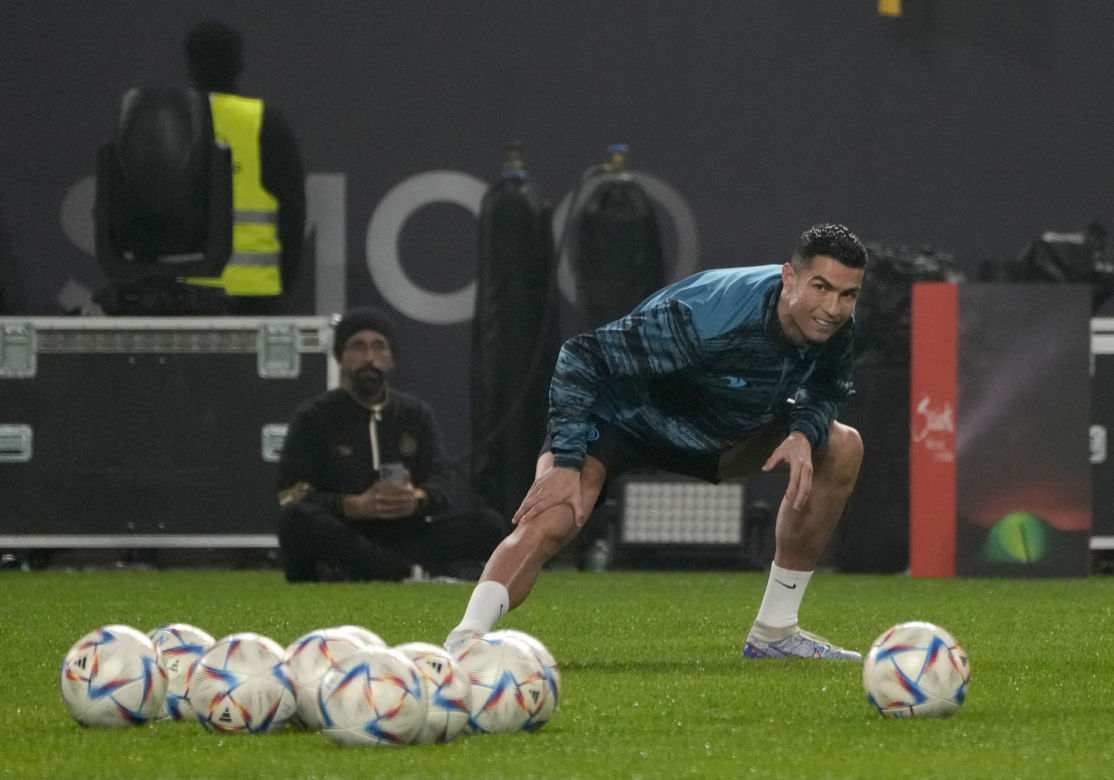 powitanie Cristiano Ronaldo w Al-Nassr