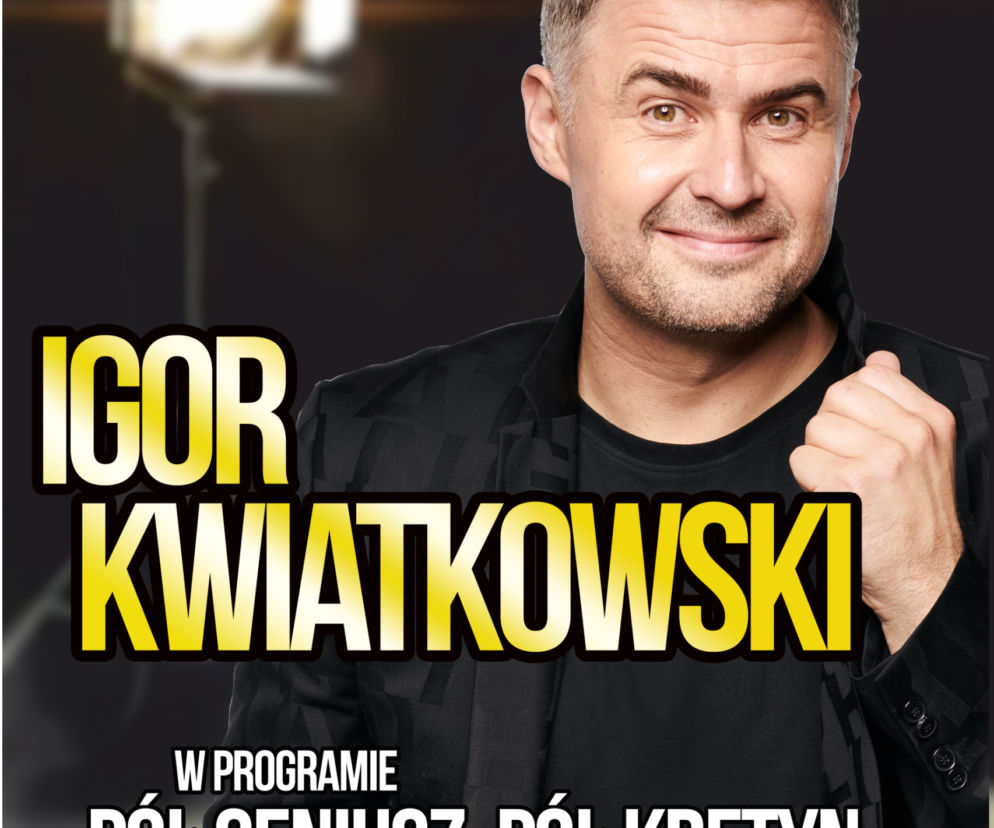 To będzie wieczór pełen śmiechu. Do Kielc przyjeżdża Igor Kwiatkowski