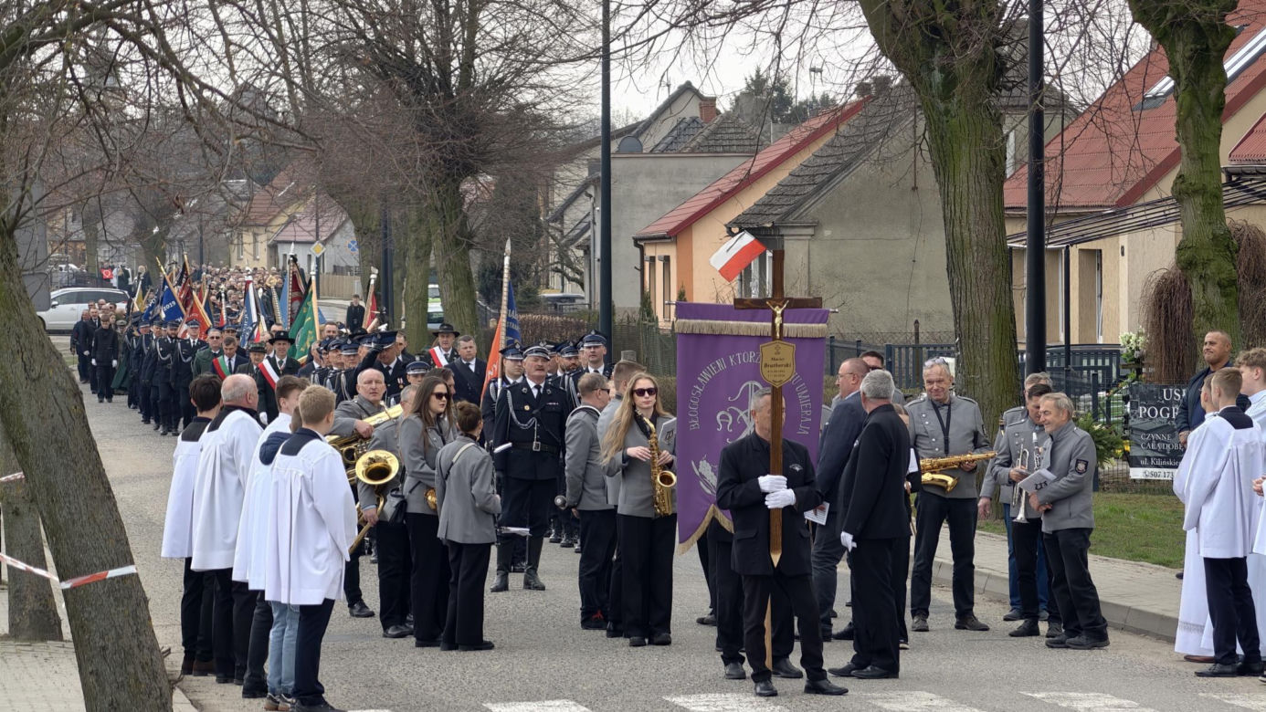 Pogrzeb burmistrza Koźmina Wielkopolskiego