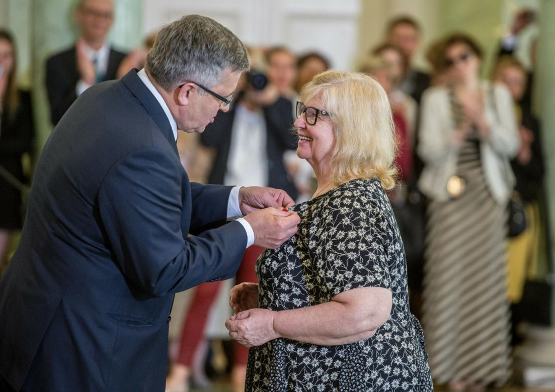 Stanisława Celińska z rodziną