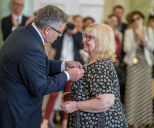 Stanisława Celińska z rodziną