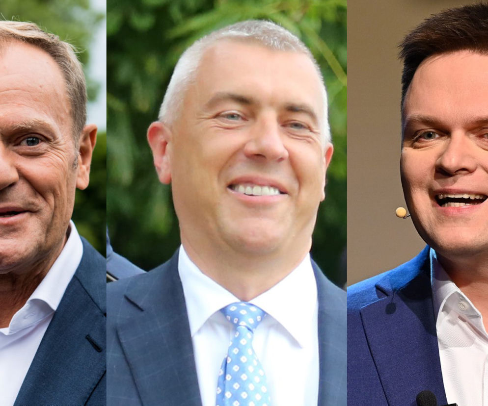 Donald Tusk, Roman Giertych, Szymon Hołownia