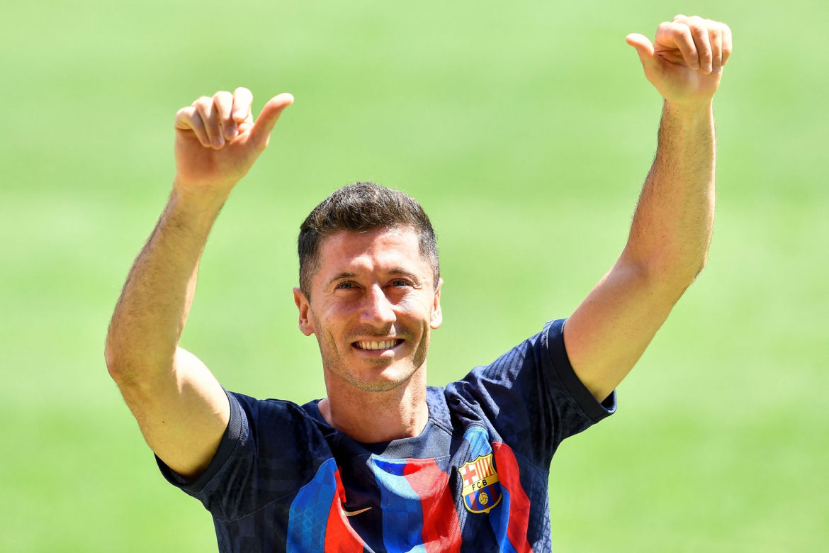Oficjalna prezentacja Roberta Lewandowskiego w barwach FC Barcelona