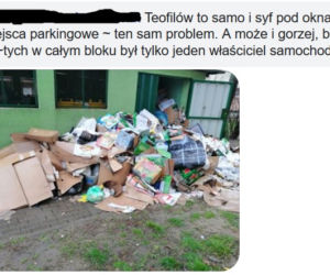 To nie tornado, to SEGREGACJA ŚMIECI! Szokujący widok na łódzkich osiedlach 