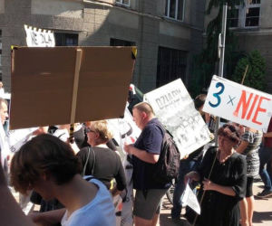 Protest w Teatrze Polskim