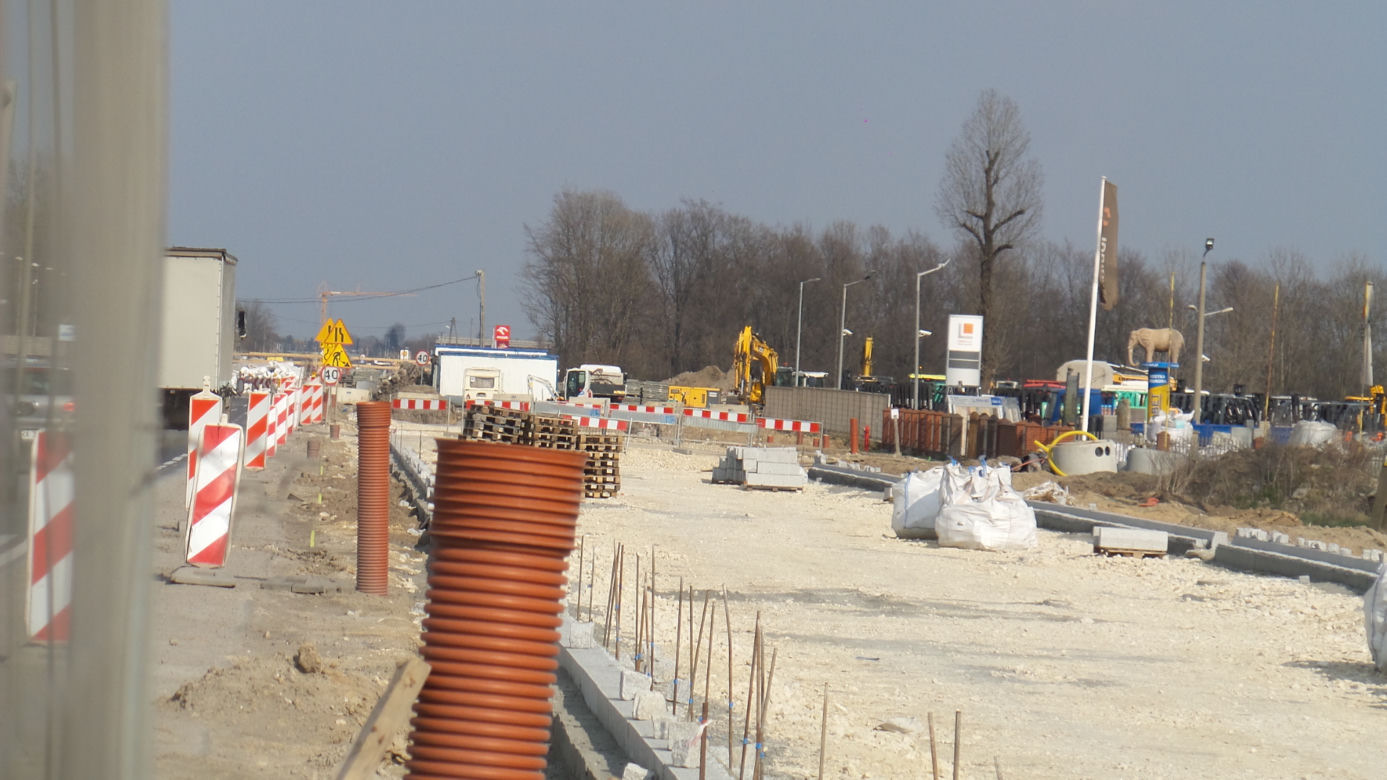 Kraków: Prace na Igołomskiej idą pełną parą, wielka inwestycja trwa