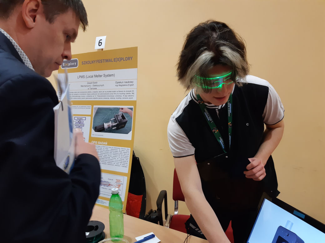 Prototypy na Festialu Nauki Explory w Tarnowie
