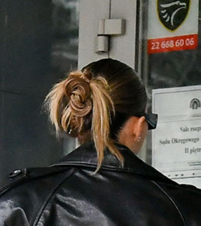 Sandra Kubicka w sądzie