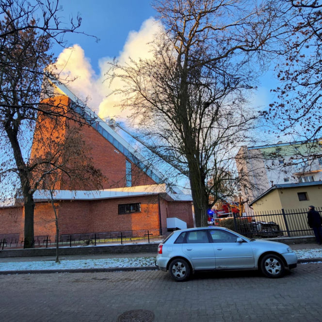 Pożar kościoła w Lublinie. Dramatyczna akcja strażaków!