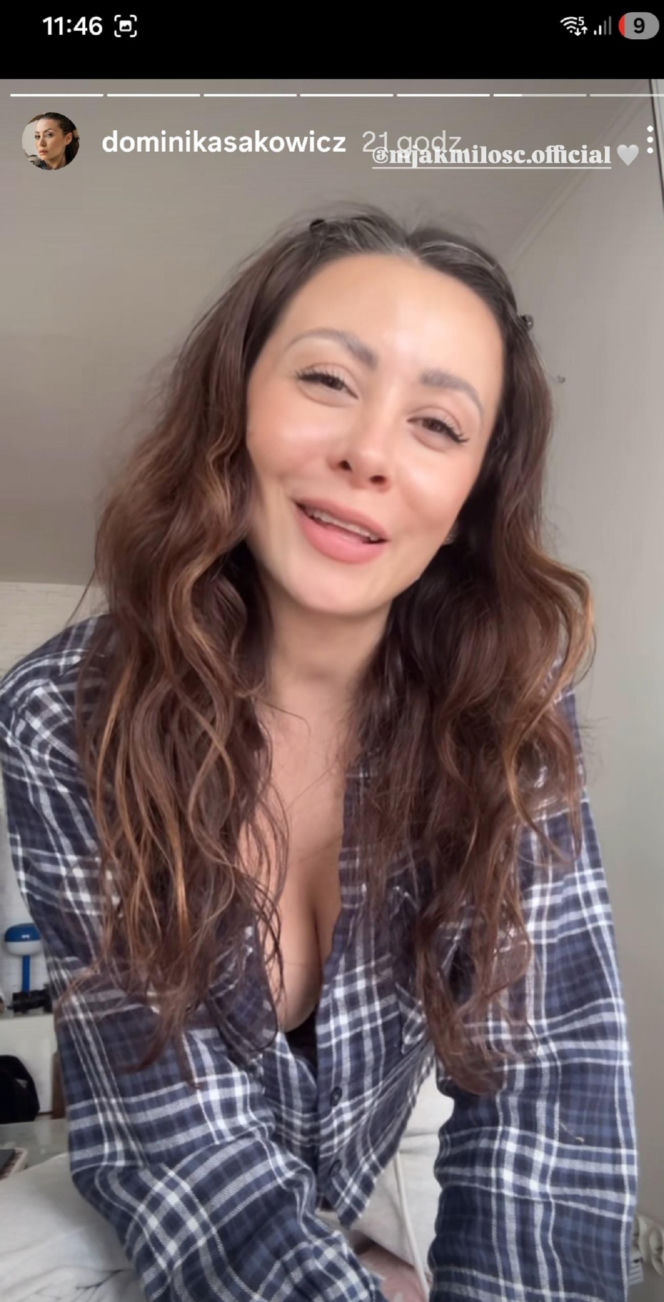 Dominika Sakowicz (Joanna z M jak miłość) - prywatnie na Instagramie