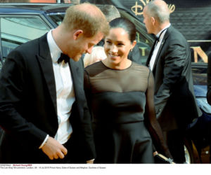 Gwiazdy na premierze filmu Król Lew - Meghan i Harry