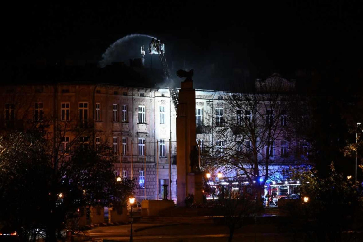 Pożar kamienicy 