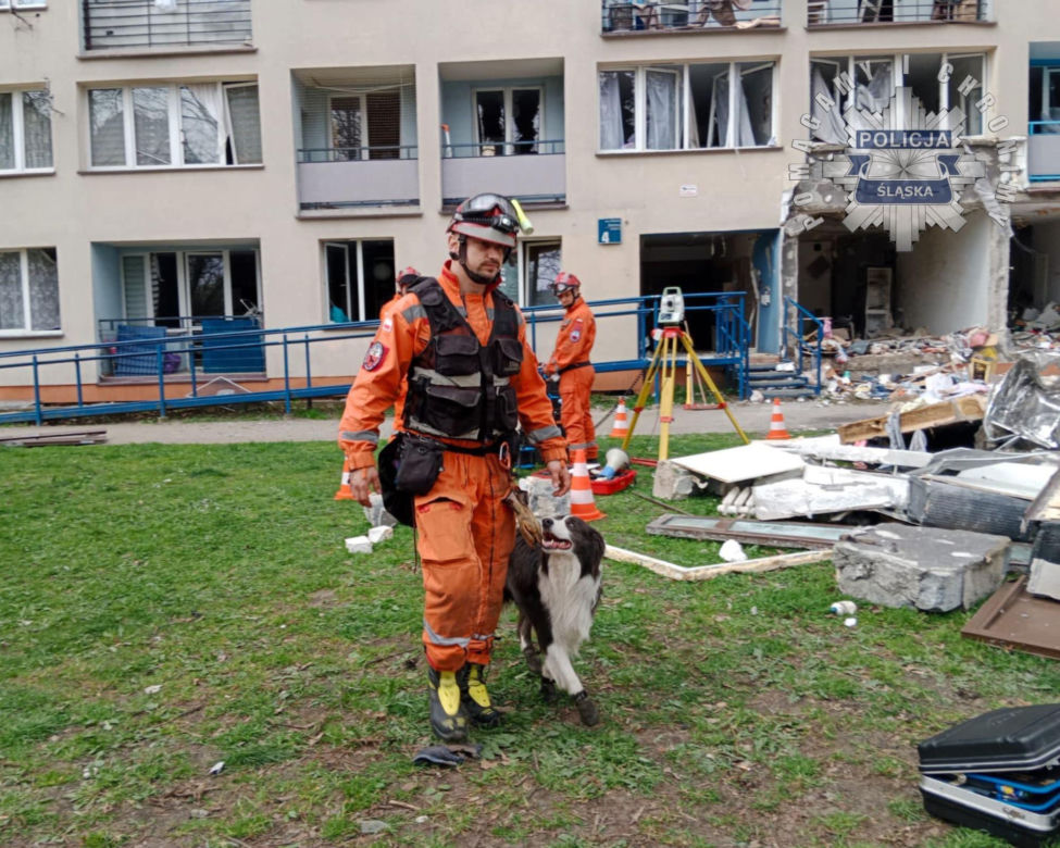 Eksplozja w Tychach. Siedem osób w szpitalu. Jedna w ciężkim stanie