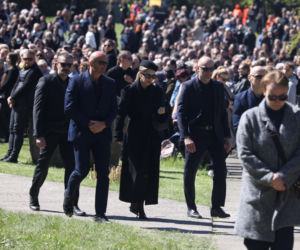 Doda na pogrzebie Łukasza Litewki