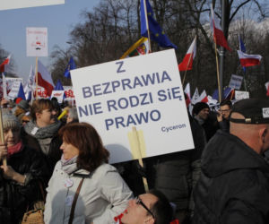 Marsz KOD w Warszawie, 27.02.2016